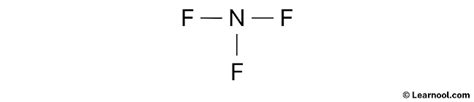 NF3 Lewis structure - Learnool