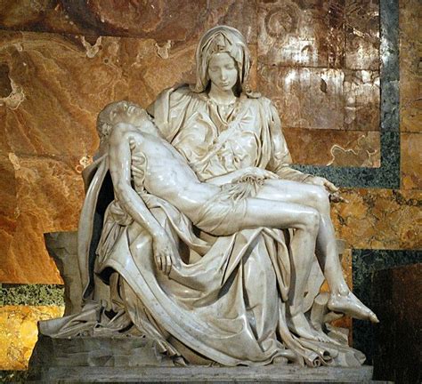 Rome, Vatican, St. Peter's Basilica, The Pieta | Michelangelo sculpture ...