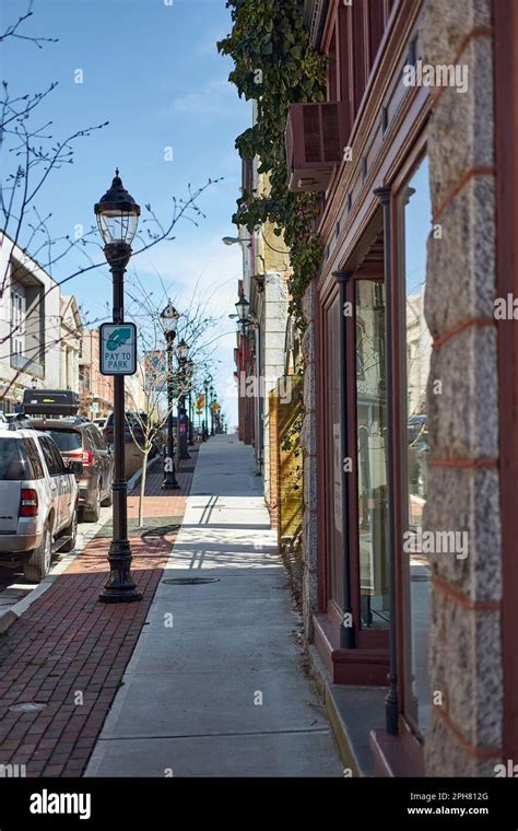 Street view, downtown Salisbury, Maryland USA Stock Photo - Alamy