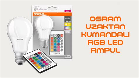 Osram Kumandalı LED RGB Ampul İncelemesi | Ersin Esen