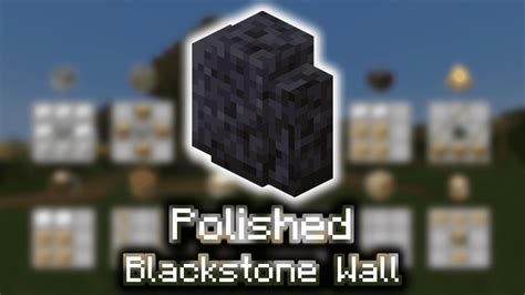 Polished Blackstone Wall - Wiki Guide - 9Minecraft.Net