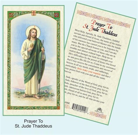 Catholic Prayer Cards