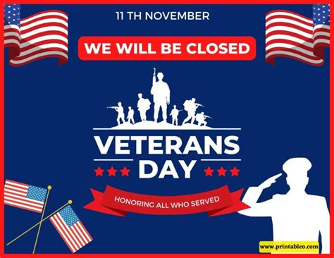 25+ Veterans Day Signs | Download Printable PDF