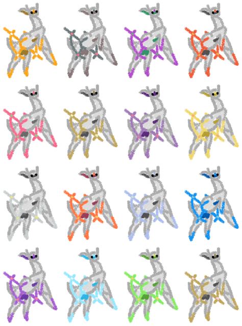 493 Arceus - Types by Elik-Chan on DeviantArt