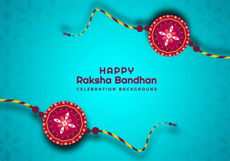 Blue Raksha Bandhan Indian Festival Design 1225756 Vector Art at Vecteezy