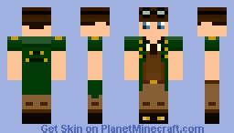 Steampunk male Minecraft Skin