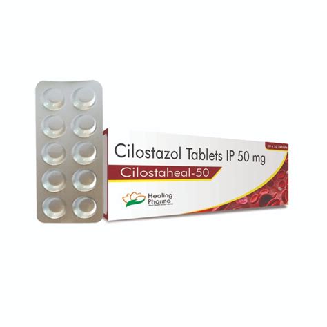 Cilostaheal - Cilostazol Tablets IP 50 Mg, Healing Pharma India Pvt Ltd, Prescription at Rs 278 ...