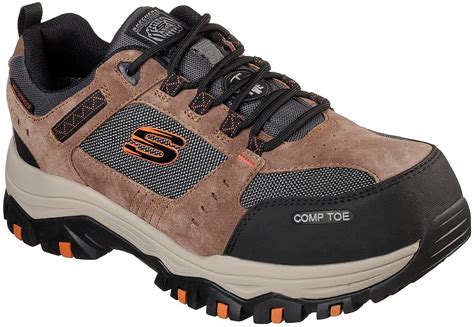 SKECHERS Men's Greetah Composite Toe Lace Up Work Shoes | Academy