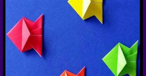 DIY And Household Tips: Origami Fish ~ Kid's Crafts