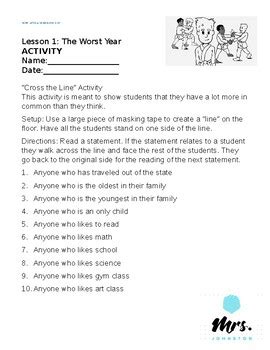 5-Week Lesson Plans: Way of the Warrior Kid Activities and Discussion Questions