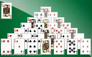 Pyramid Solitaire. Start Playing Pyramid Online // www.CardsPyramid.com