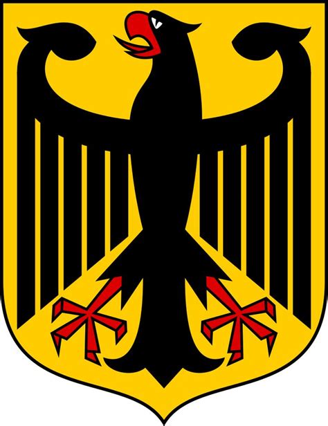 Coat of arms of Germany - Germania - Wikipedia | Stemma, Germania, Bandiera