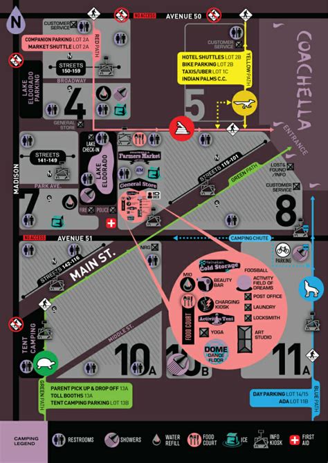 Coachella Festival Maps! - Coachella Valley