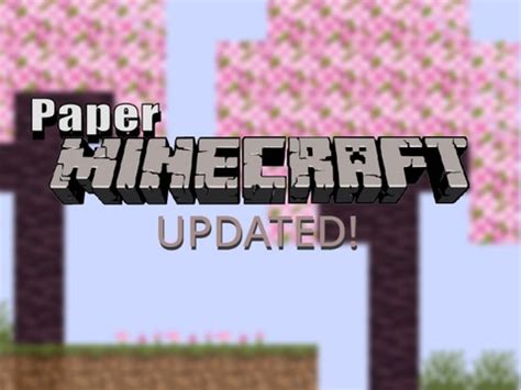 Paper Minecraft 1.20