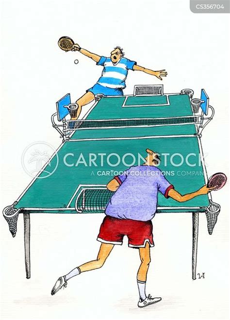 Table Tennis Player Cartoons and Comics - funny pictures from CartoonStock