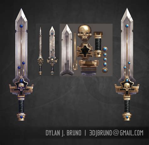 ArtStation - Hand Painted Warhammer 40k Power Sword