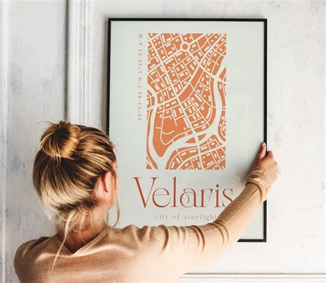 Velaris City Map ACOTAR Digital Download Sarah J Maas - Etsy UK