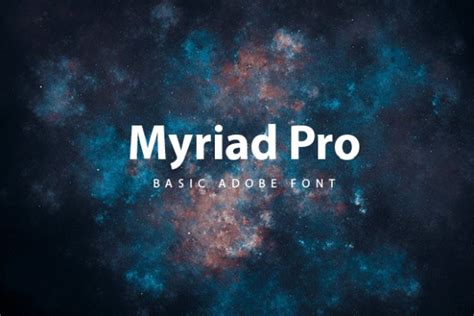 Myriad Pro Font Free - Download Fonts