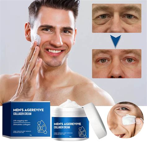 Moisturizer Face Cream Men Hyaluronic Acid Hydrating Triple Age Repair ...