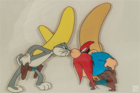 Sold Price: Bugs Bunny Yosemite Sam Rides Again Serigraph Cel - March 3, 0122 12:00 PM EDT