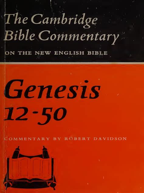 Genesis 12-50 - Commentary by R. Davidson PDF | PDF | Sarah | Septuagint