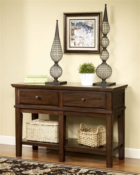 Gately Console Sofa Table from Ashley (T845-4) | Coleman Furniture