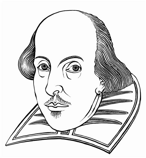 William Shakespeare Sketch at PaintingValley.com | Explore collection ...