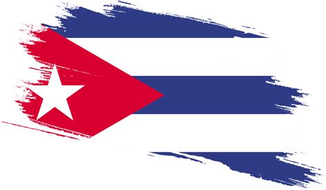 Cuba flag with grunge texture 12037418 PNG