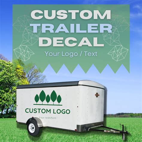 Trailer Decals / Custom Trailer Decals / Custom Logo Decals / - Etsy