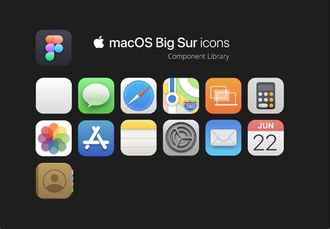 macOS Big Sur icons | Figma