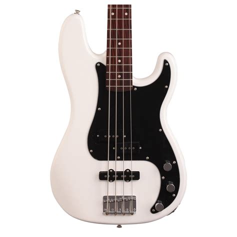 Squier by Fender Affinity Precision PJ Bass Guitar, Olympic White - Box Opened at Gear4music