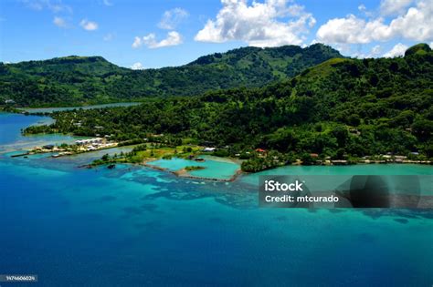 Weno Island North Coast Main Island Of Chuuk State Micronesia Stock ...