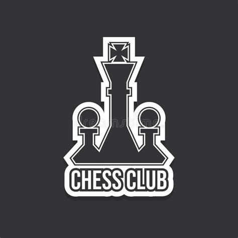 Chess Club Logo Vector Image Stock Vector - Illustration of bishop ...