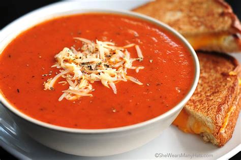 Quick and Easy Tomato Soup Recipe | She Wears Many Hats