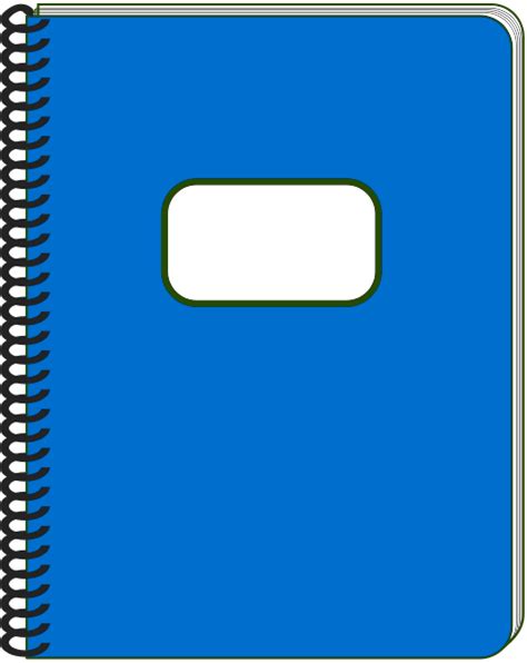 Spiral Notebook Clip Art Download - Cliparts.co