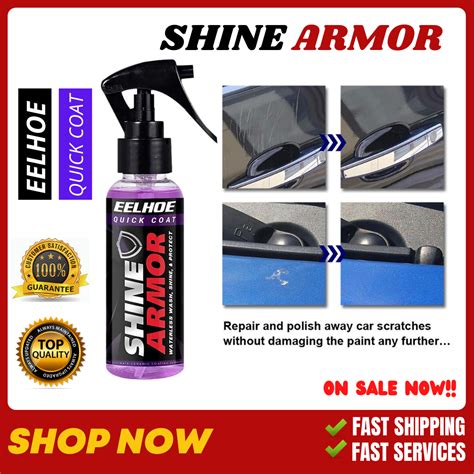 BEST SELLING SHINE ARMOR EELHOE Quick Coat - Ceramic Coating - Car Wax Polish Spray - Waterless ...