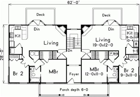 Fourplex Floor Plans With Garage | Floor Roma