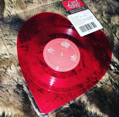 Heart Shaped Lana Del Rey Vinyl - Shannon Barron