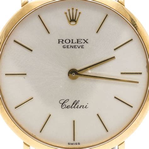 Rolex Geneve 18K Yellow Gold "Cellini" Swiss Wristwatch | EBTH