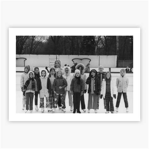 Lake Forest Skaters - Slim Aarons Print