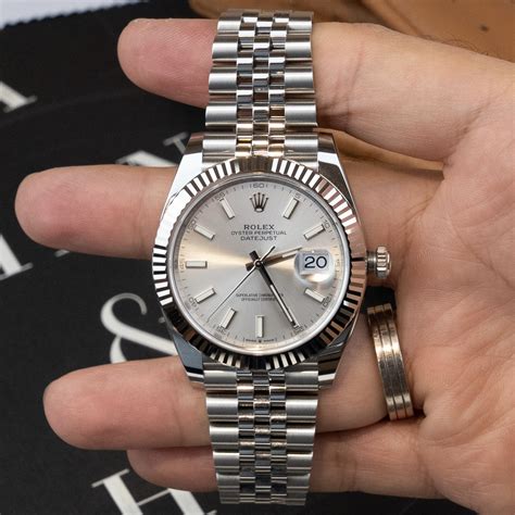 2021 Rolex DateJust 41mm 126334 Jubilee Bracelet Silver Dial | Lido Watch Club