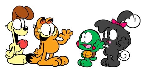 I drew my comic characters with Garfield and Odie : r/garfield