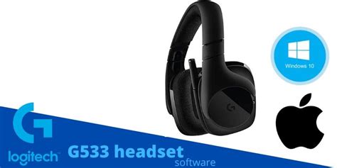 Logitech g533 wireless gaming headset software, driver Windows 10