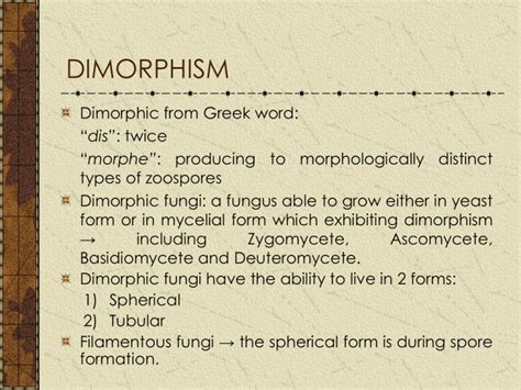 Dimorphism