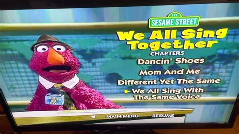 Sesame Street We All Sing Together 2003 DVD Menu Walkthrough FIRST OF ...