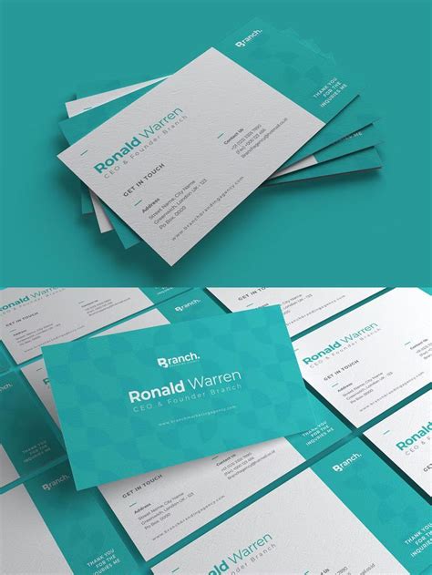 Branding Agency Business Card Template | Agency business cards ...