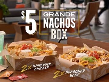 Taco Bell $5 Grande Nachos Box Commercial - Share With Yourself