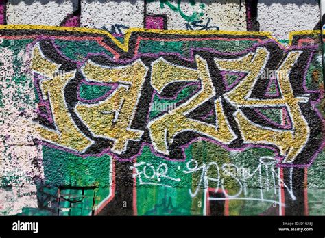 Typical Graffiti in Berlin Friedrichshain, Germany Stock Photo - Alamy