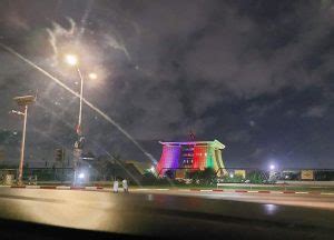 Jubilee House Wears Ghana, US Colours - DailyGuide Network