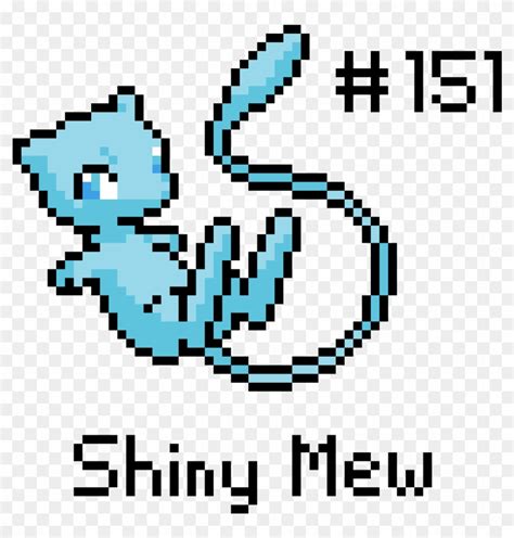 Pixel Pokemon Mew / Pokemon Pixel Art Pocket Monsters Pixel Pokemon Mew ...